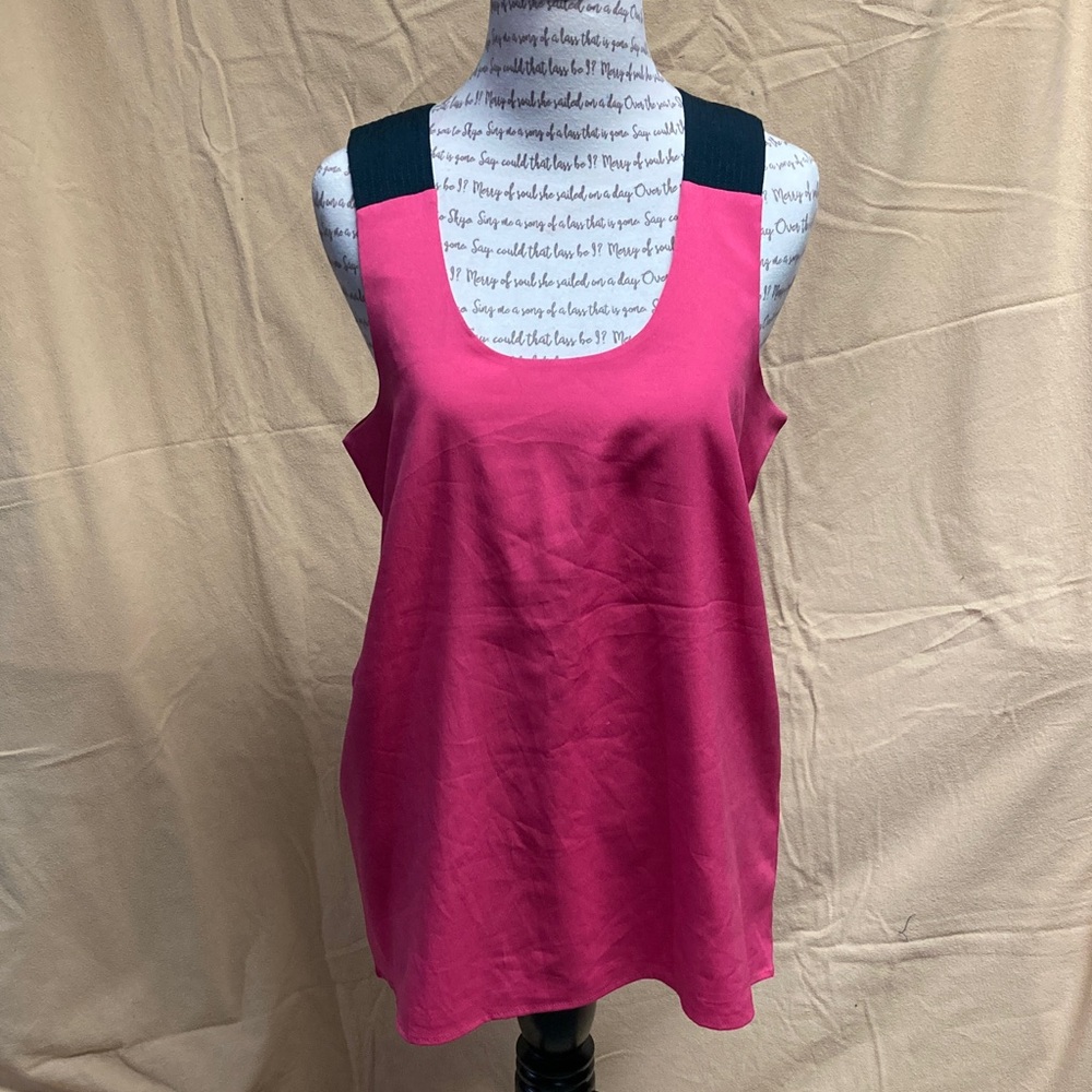 Hot Pink & Navy Sleeveless Women's Banana Republic Top, Size S NWOT